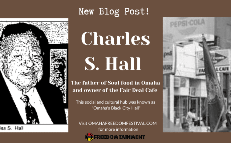 Blog Cover Art Showing Charlie Hall and the original Fair Deal Village building